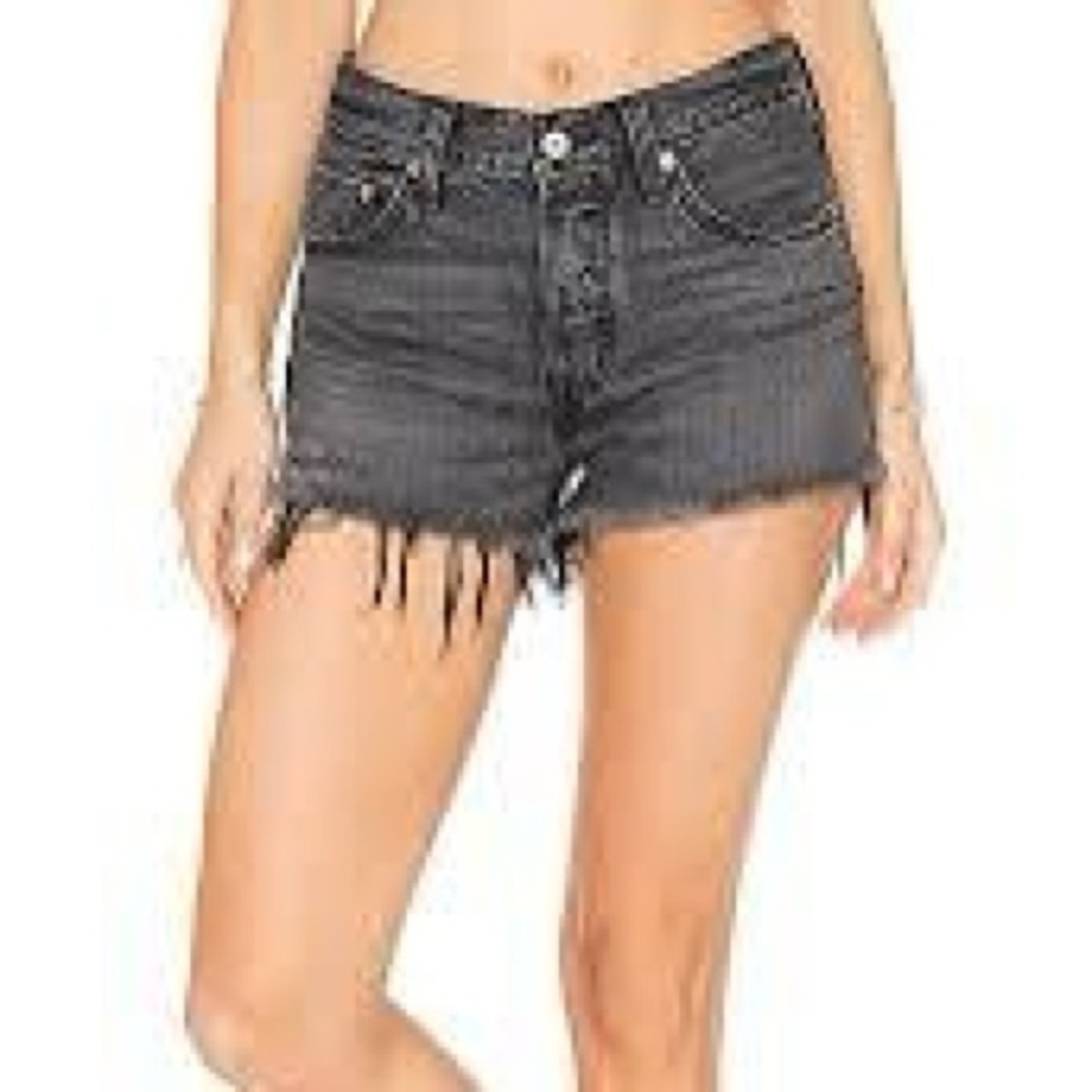 Levi’s 501 Original Jean Shorts Size 28 Washed Black - Picture 2 of 16